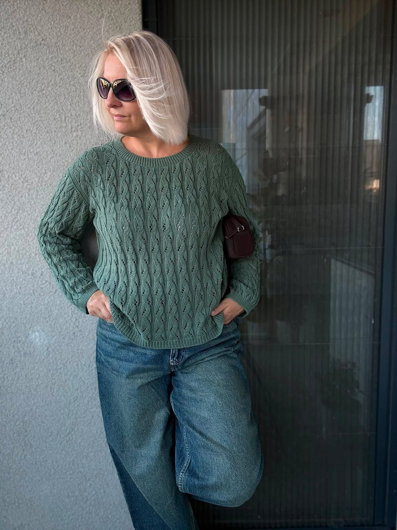 Summer knitting Inspiration: A beautiful cashmere & cotton sweater by Larysa Shuba