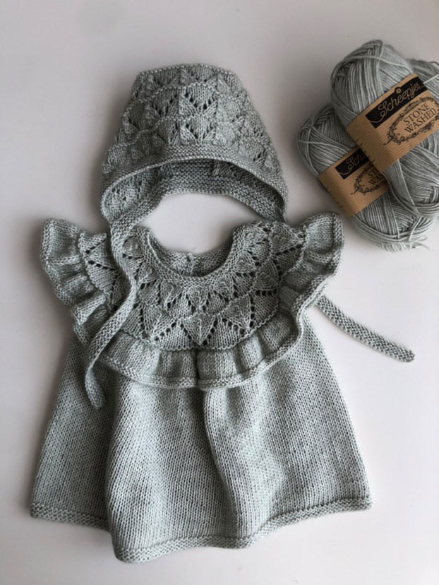 New Knitting Kits for Children: Amaryllis Bonnet & Dress – Yarn + PDF Pattern