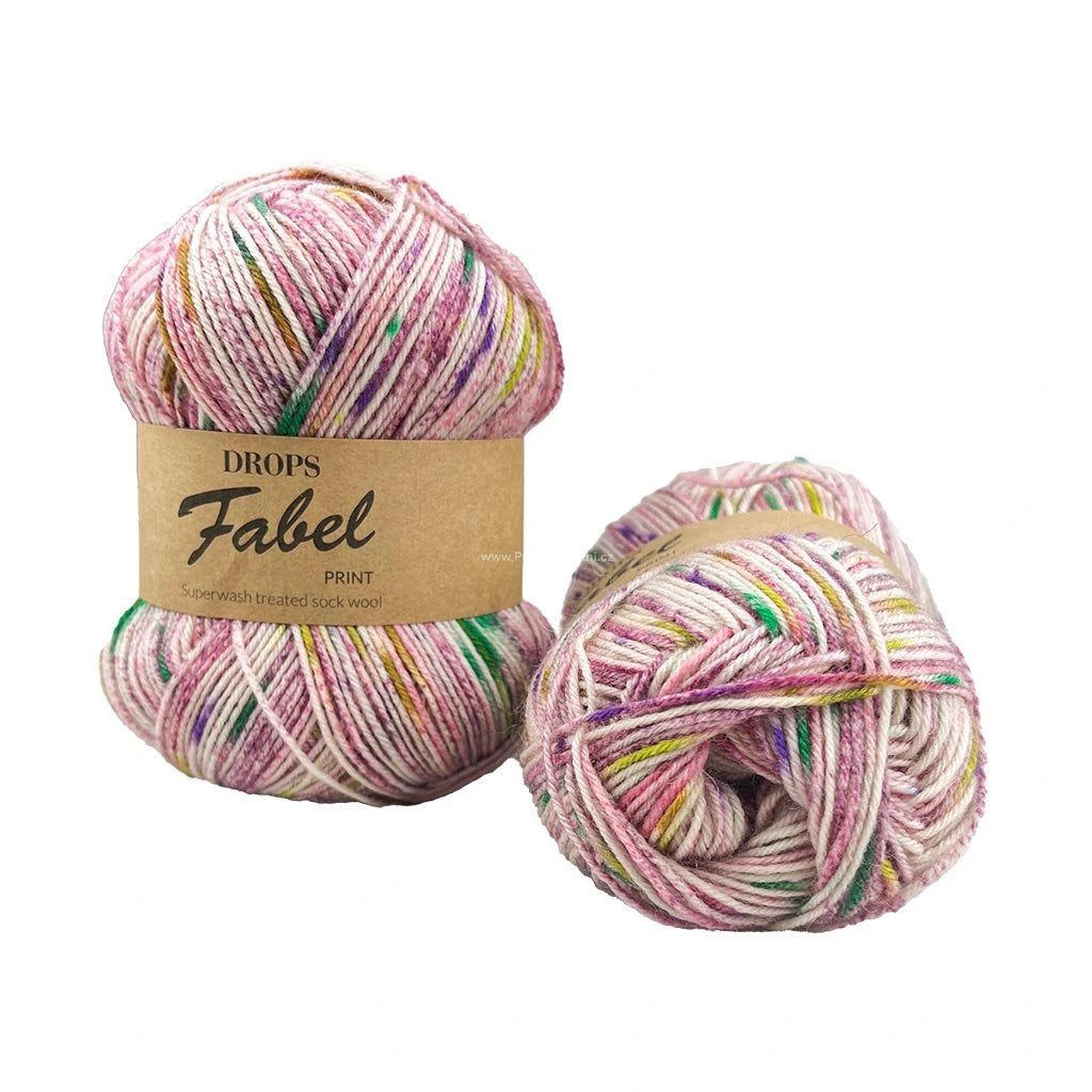 DROPS Fabel Print 927 lavender field