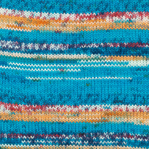 DROPS Fabel Print 162 blue sea
