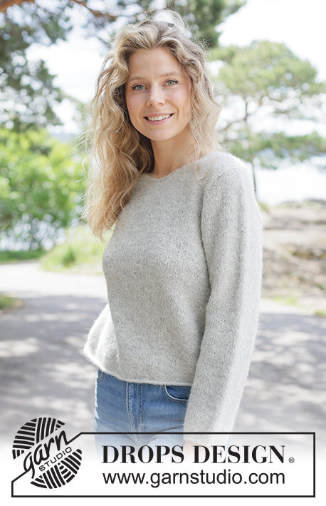 DROPS Brushed Alpaca Silk Uni Colour 35 pearl grey