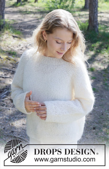 DROPS Brushed Alpaca Silk Uni Colour 01 off white