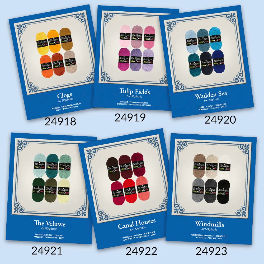 Colour Crafter colour pack 6x50g, Clogs