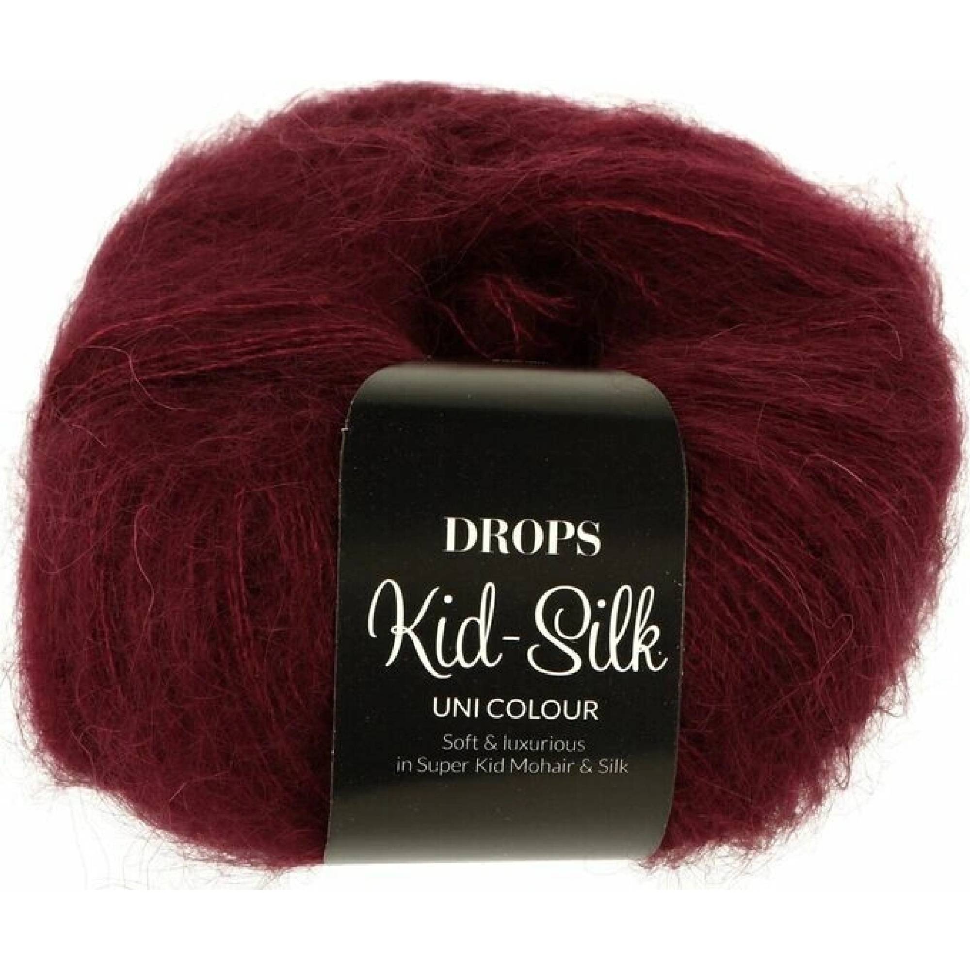 DROPS Kid-Silk Uni Colour 70 bordeaux