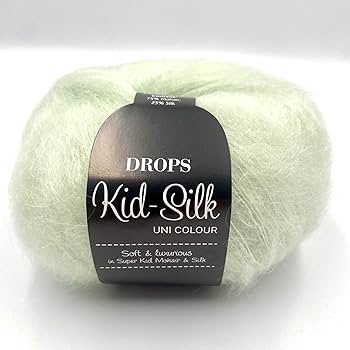 DROPS Kid-Silk Uni Colour 47 pistachio ice cream