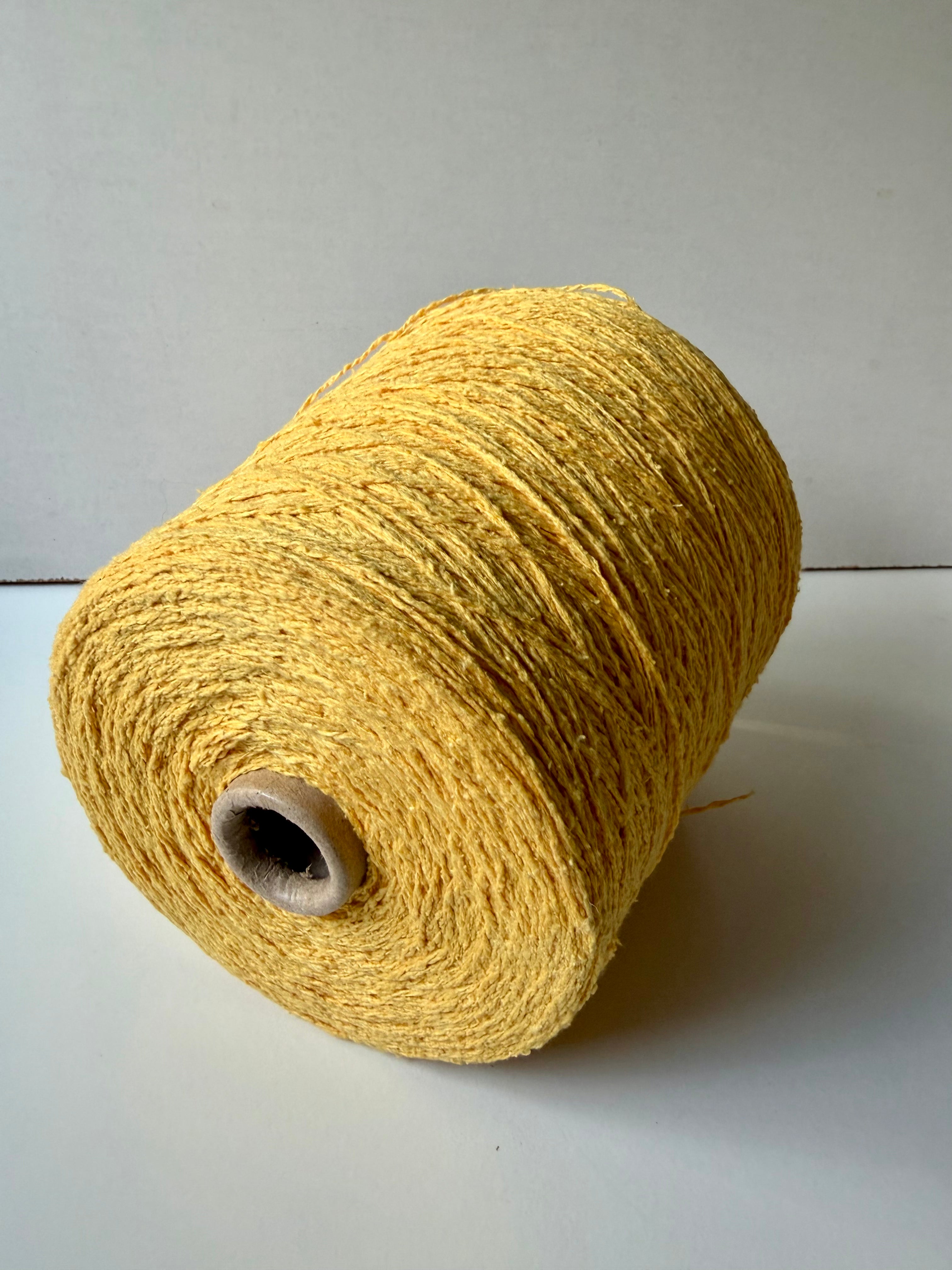 Seta Bourette golden mustard