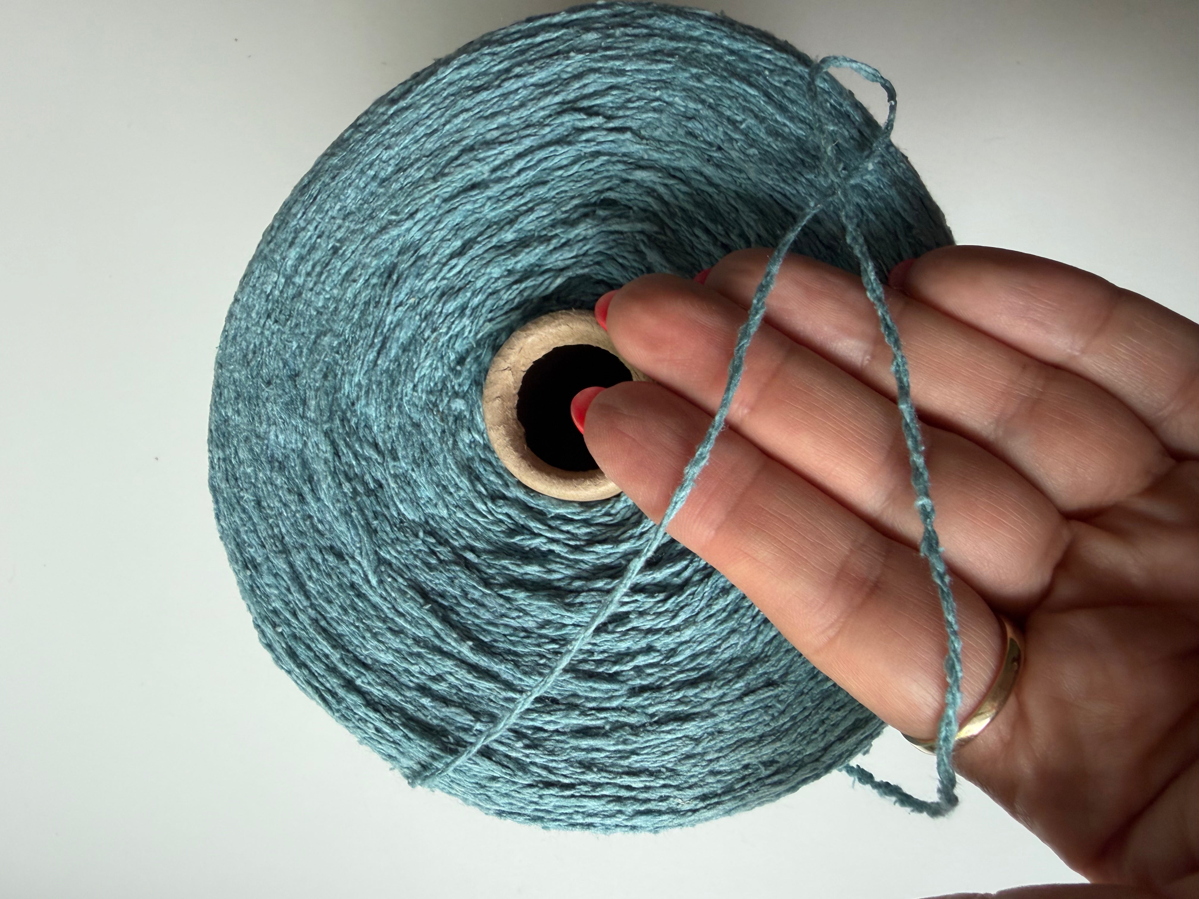 Seta Bourette Teal
