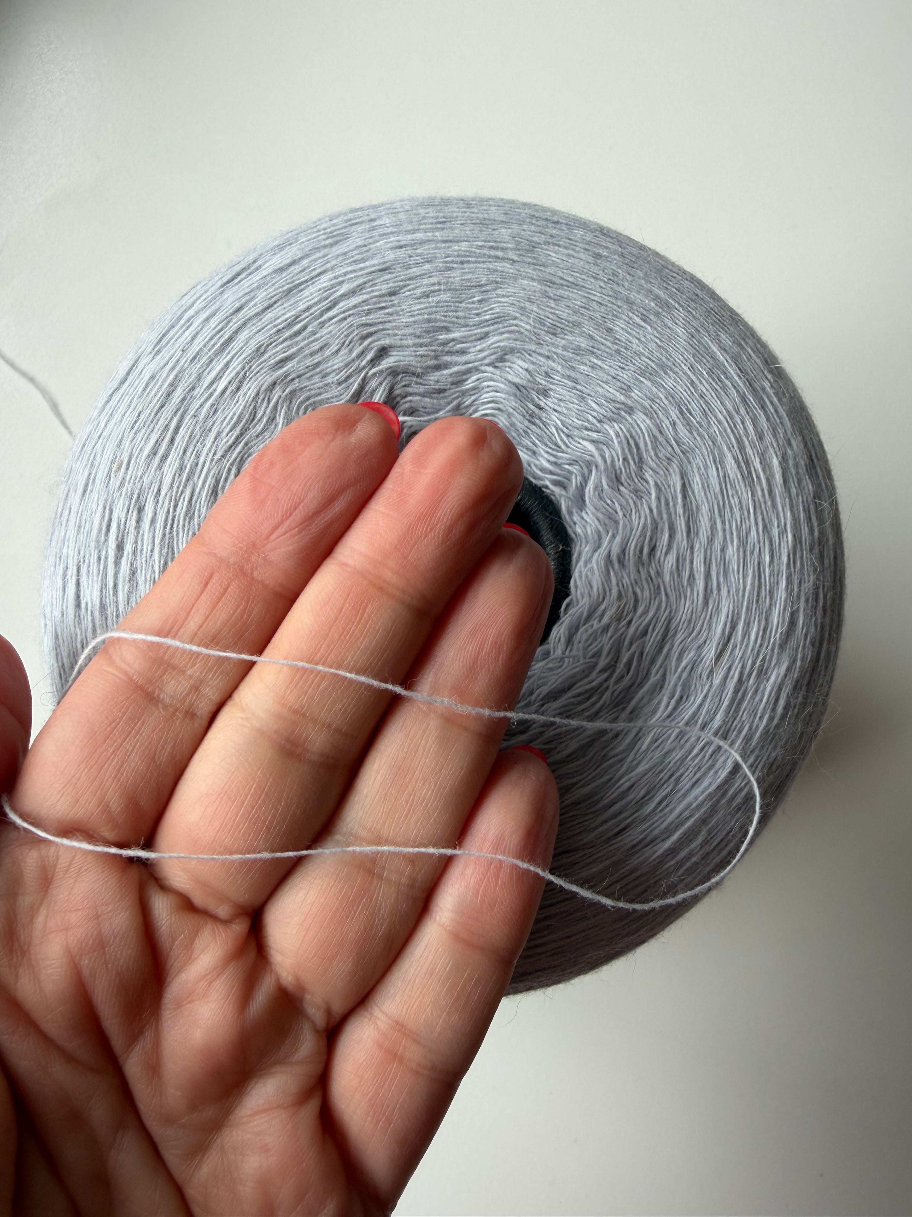 Angora Merino blend light blue