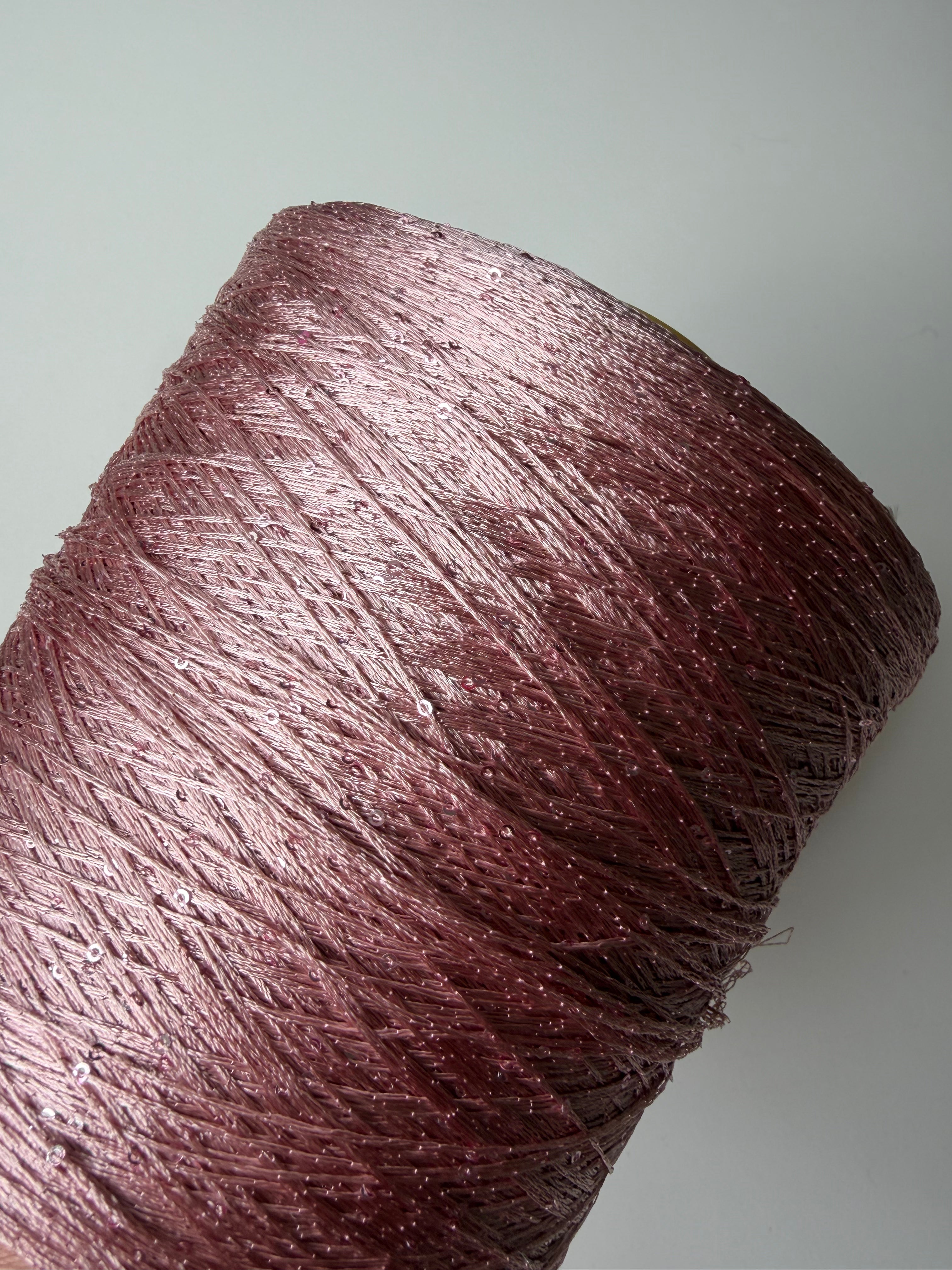 Paillettes micro, Light Pink, 1300 gr cone