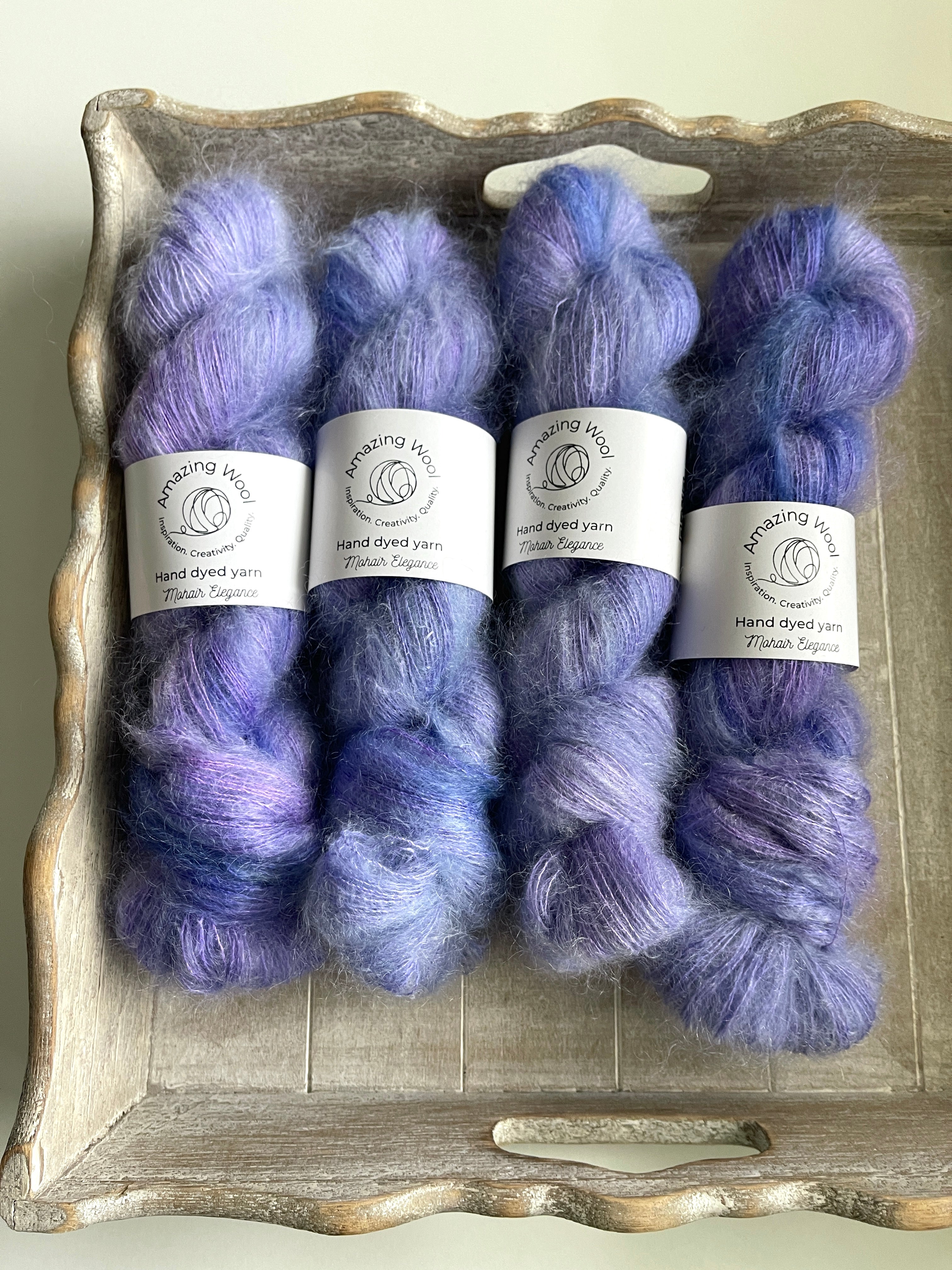 Mohair Elegance: Wisteria