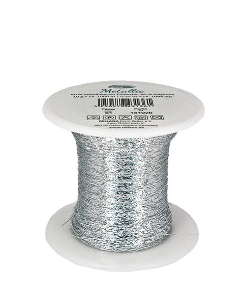Metallic silver