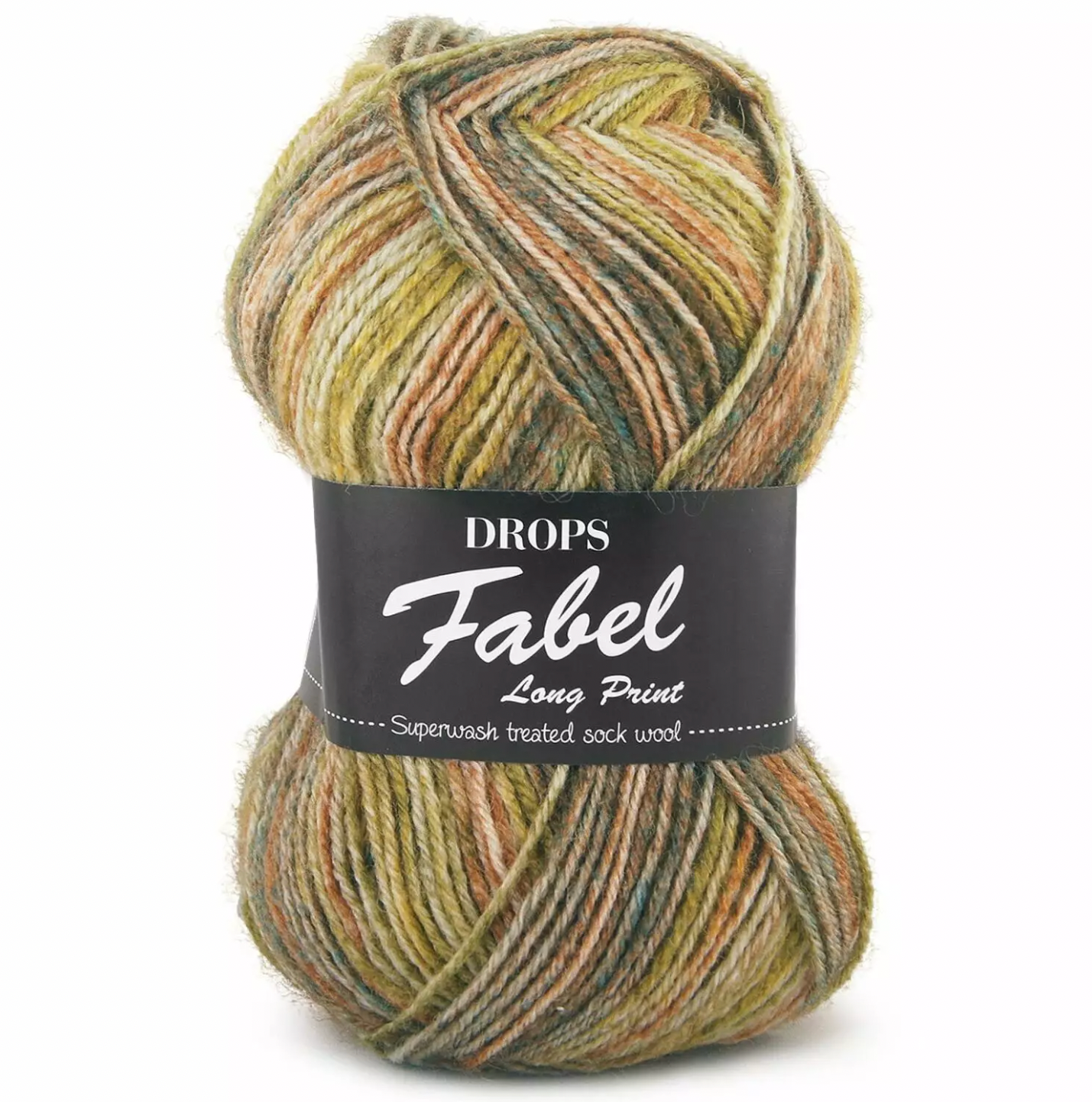 DROPS Fabel Long Print 650 forest