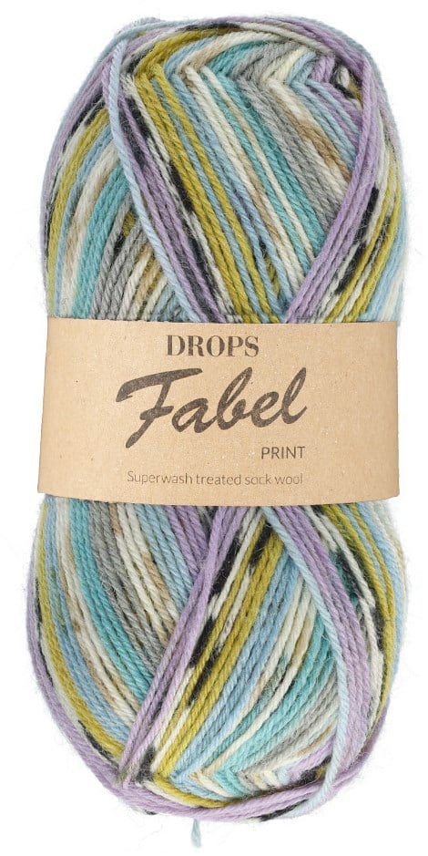 DROPS Fabel Print 921 unicorn party