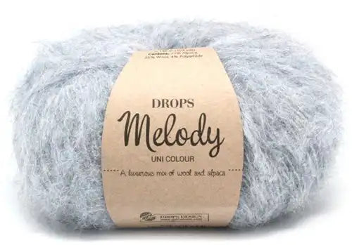 DROPS Melody Uni Colour 02 fog