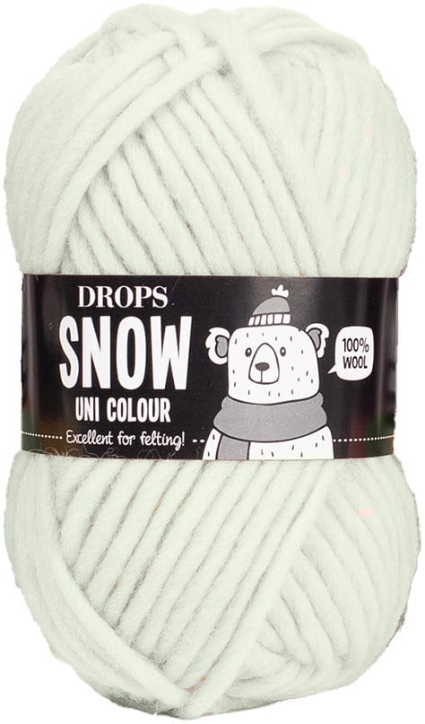 DROPS Snow Uni Colour 108 pistachio ice cream