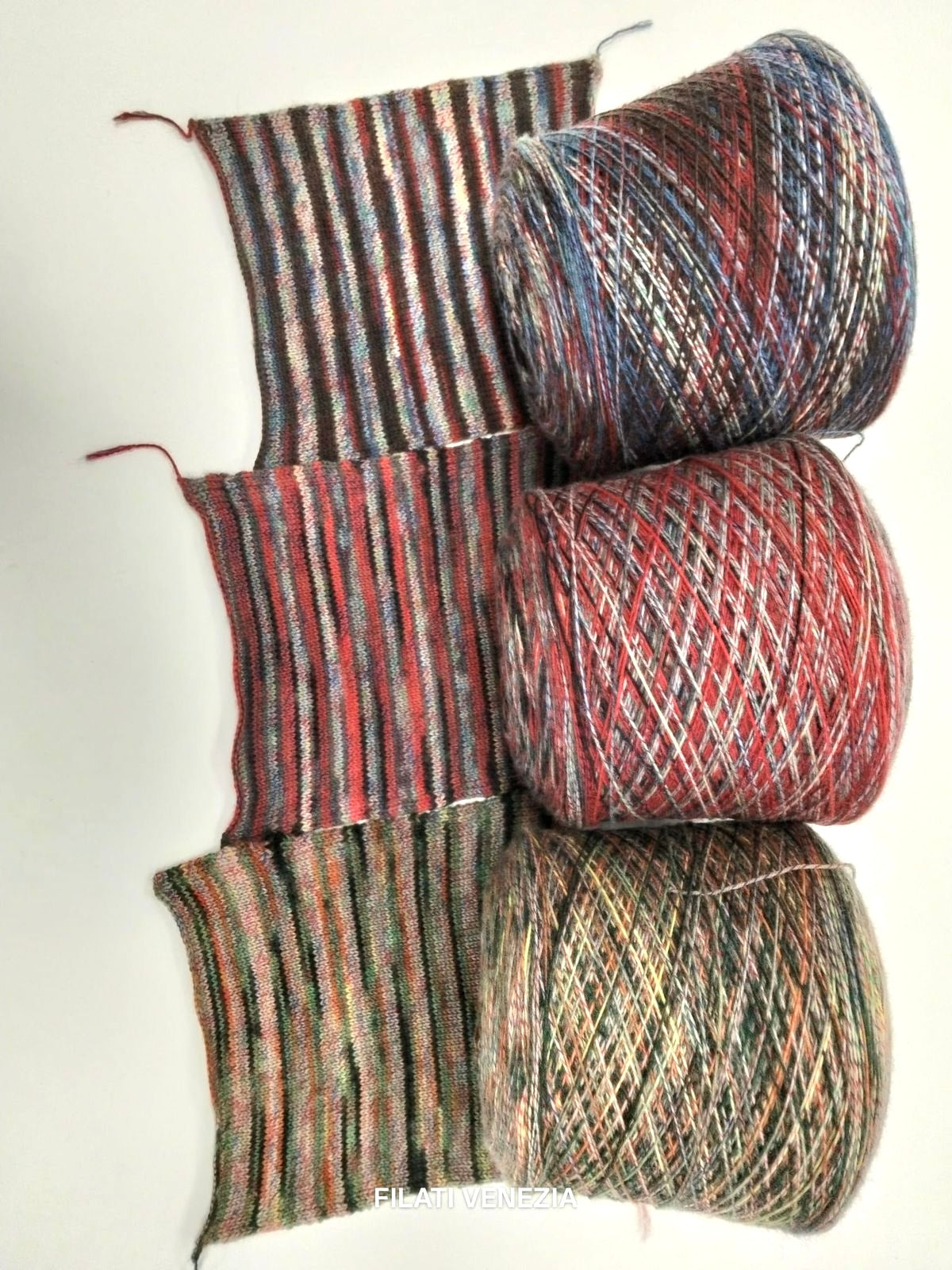 Filati Venezia Calzetteria Denim Mulberry, sock yarn