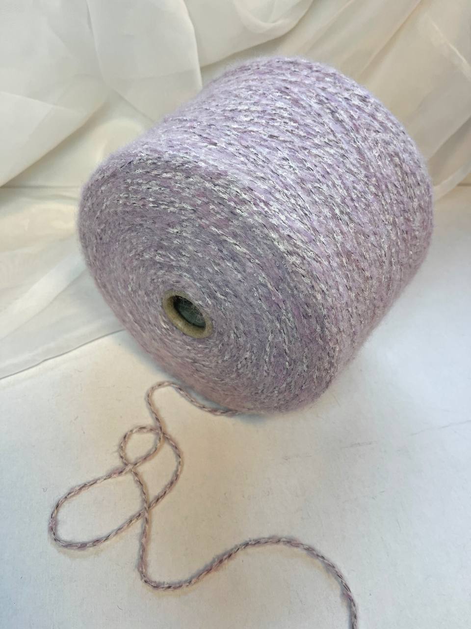 Pamela Cofil Lilac on White
