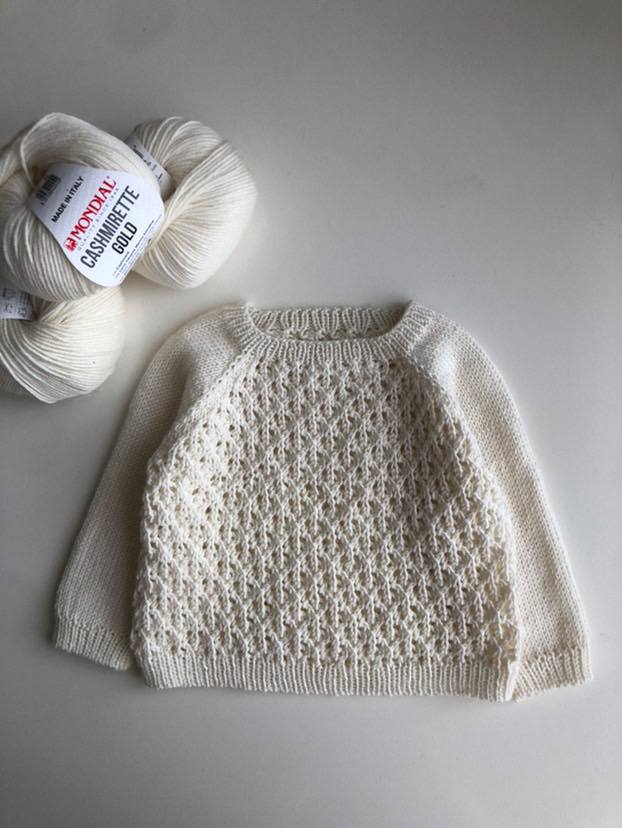 Knitting KIT (YARN + PDF) "Canterbury Sweater"