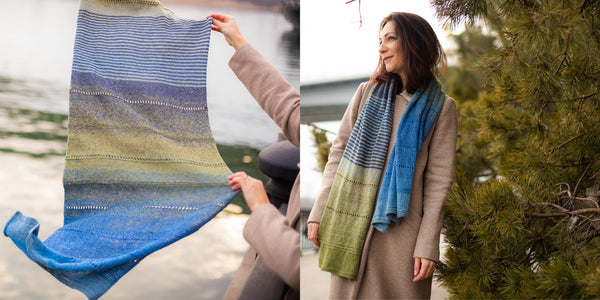 A huge scarf from just one skein is a reality!