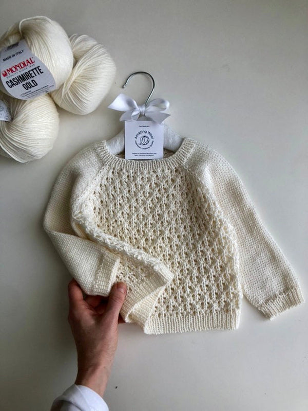 Knitting KIT (YARN + FREE PDF) "Canterbury Sweater"