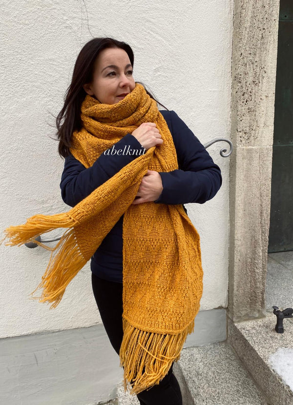 Knitting idea: Soave Pima for a huge cozy scarf