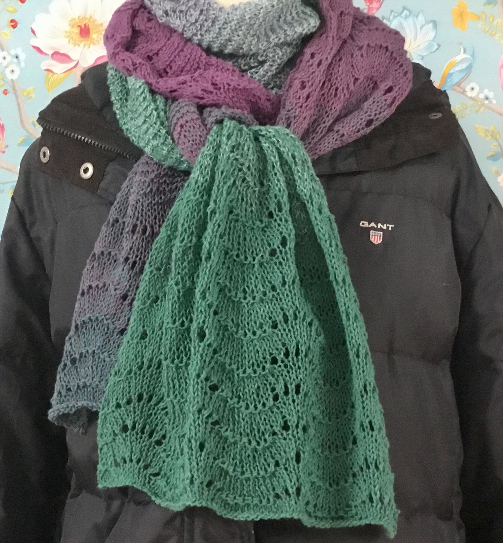 Free knitting pattern 'Scheepjes Woolly Whirl scarf'