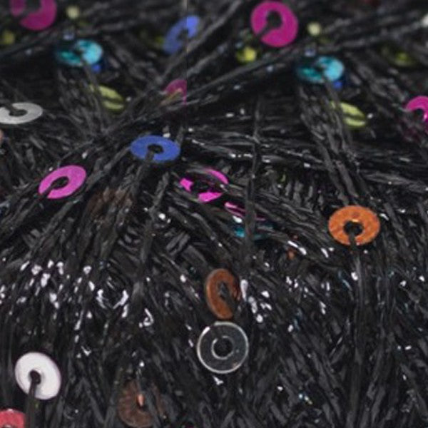 Twinkle Thread black multicoloured sequins