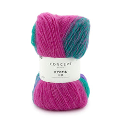Concept Kyomu 301 Fuchsia-Water blue-Lilac
