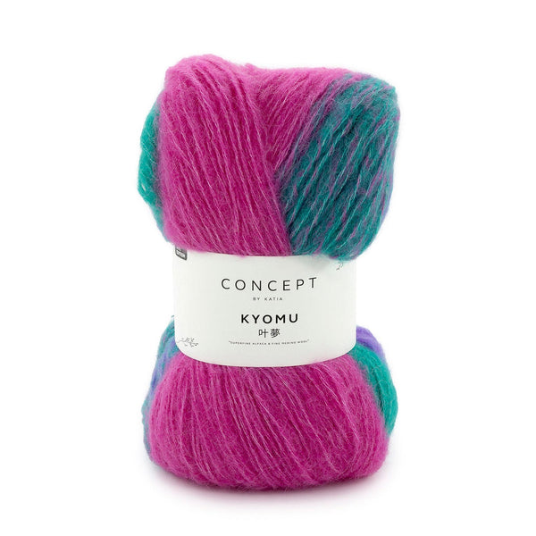Concept Kyomu 301 Fuchsia-Water blue-Lilac