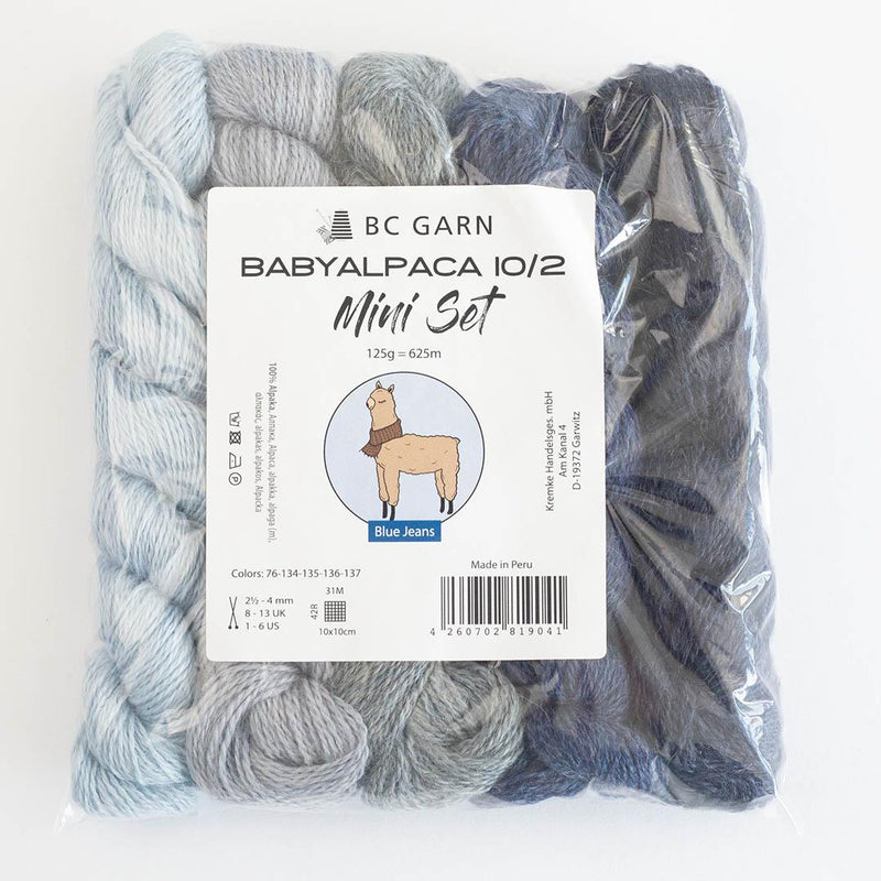 Babyalpaca 10/2 Set 125g Blue jeans