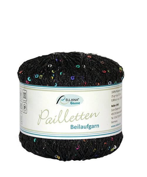 Twinkle Thread black multicoloured sequins