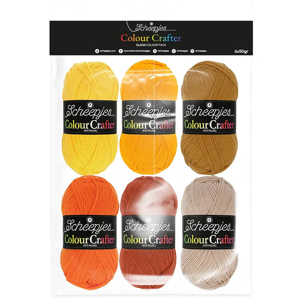 Colour Crafter colour pack 6x50g, Clogs