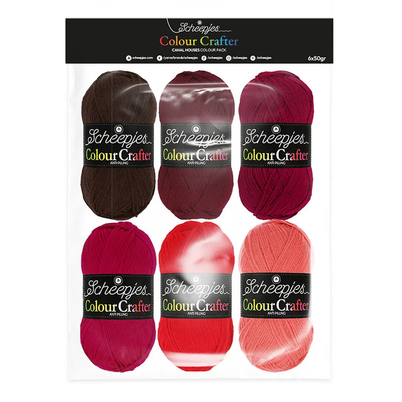Colour Crafter colour pack 6x50g, Canal Houses