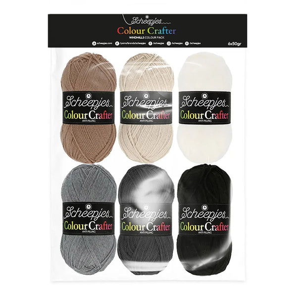 Colour Crafter colour pack 6x50g, Windmills