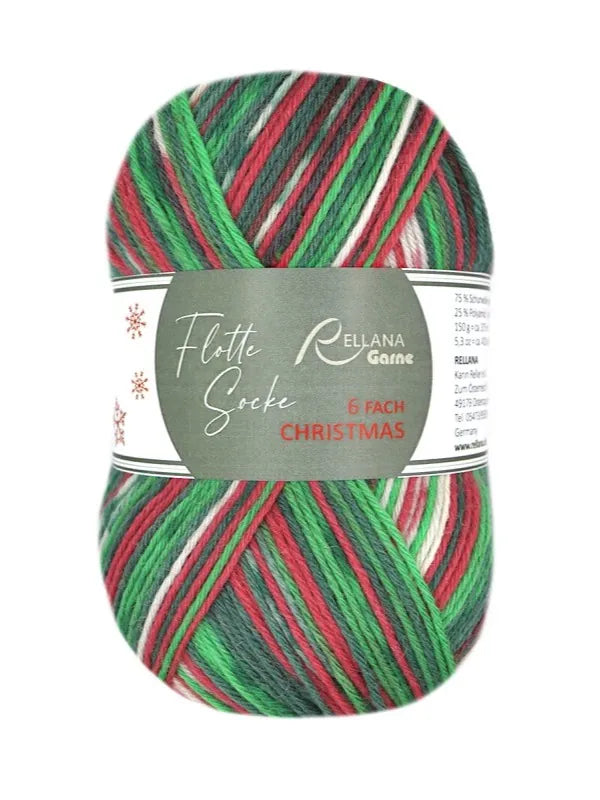 Flotte Socke Christmas 6-ply