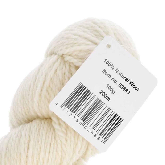 Wool undyed