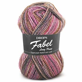 DROPS Fabel Long Print 655