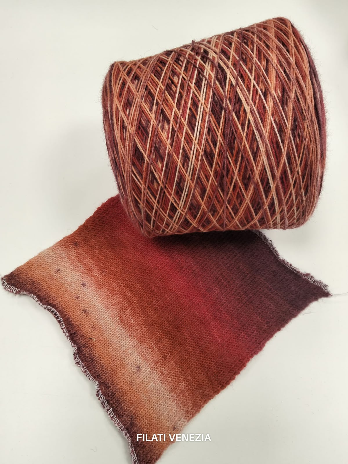 Filati Venezia Calzetteria Degrade red, sock yarn