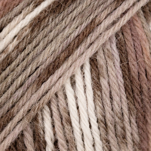 DROPS Fabel Print 912 soft chocolate