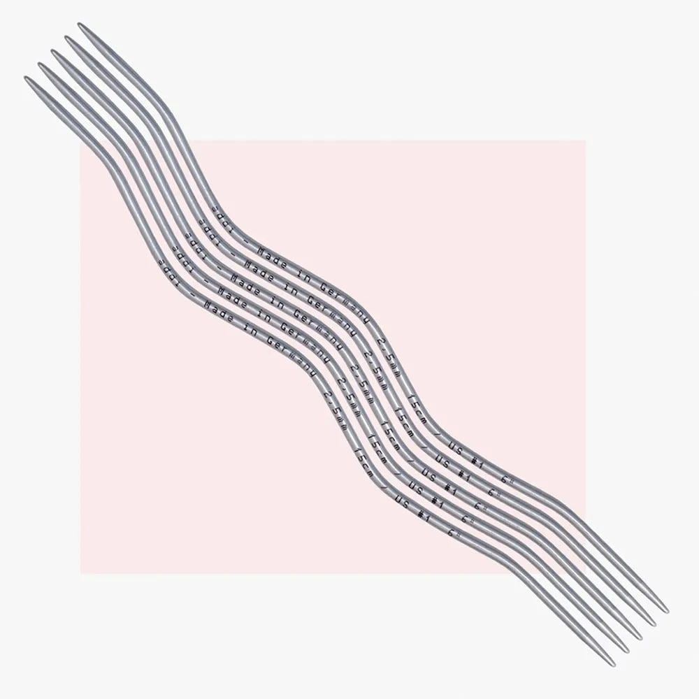 Addi CrasySnake Double Pointed Knitting Needles 15cm
