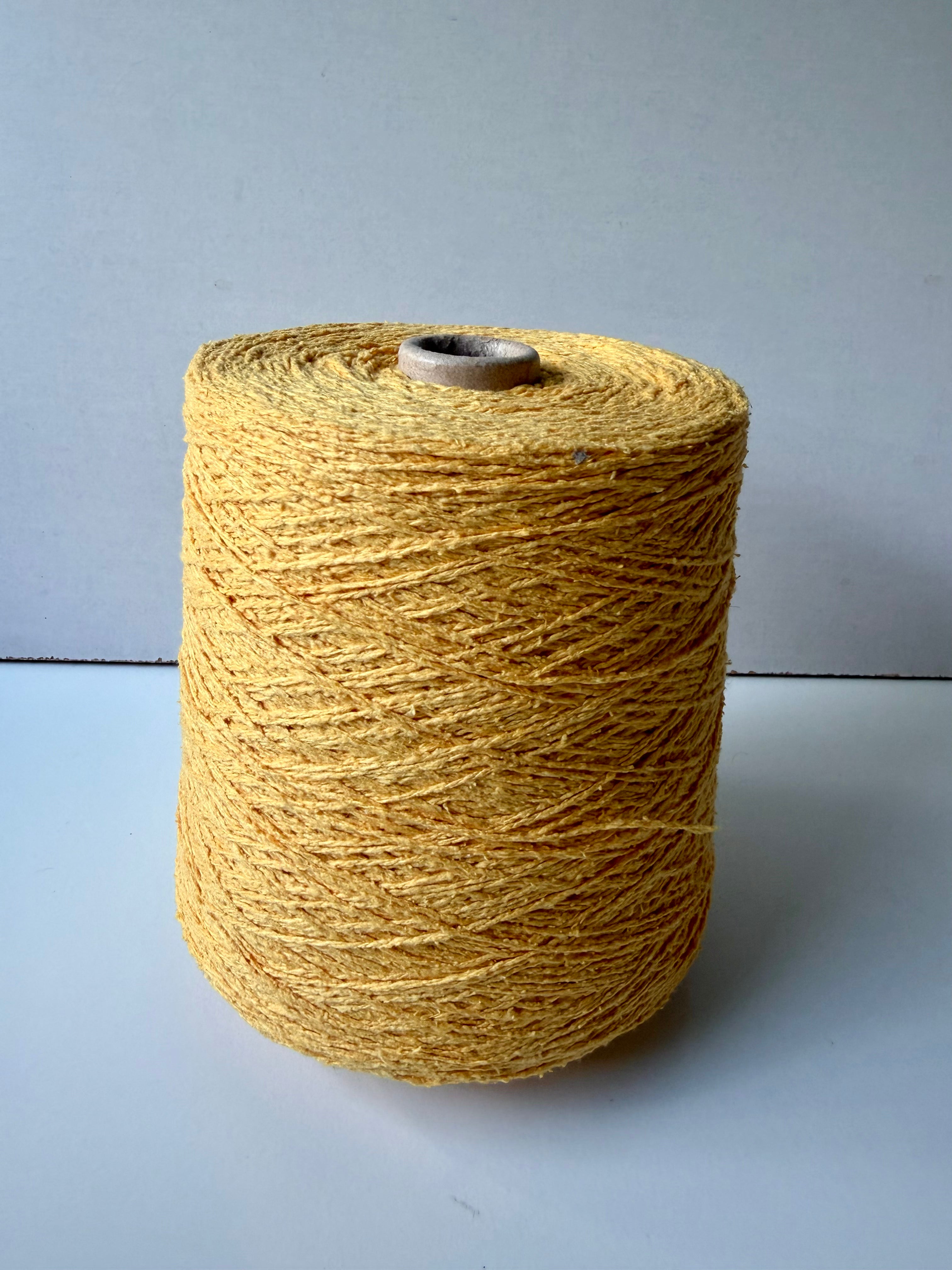 Seta Bourette golden mustard