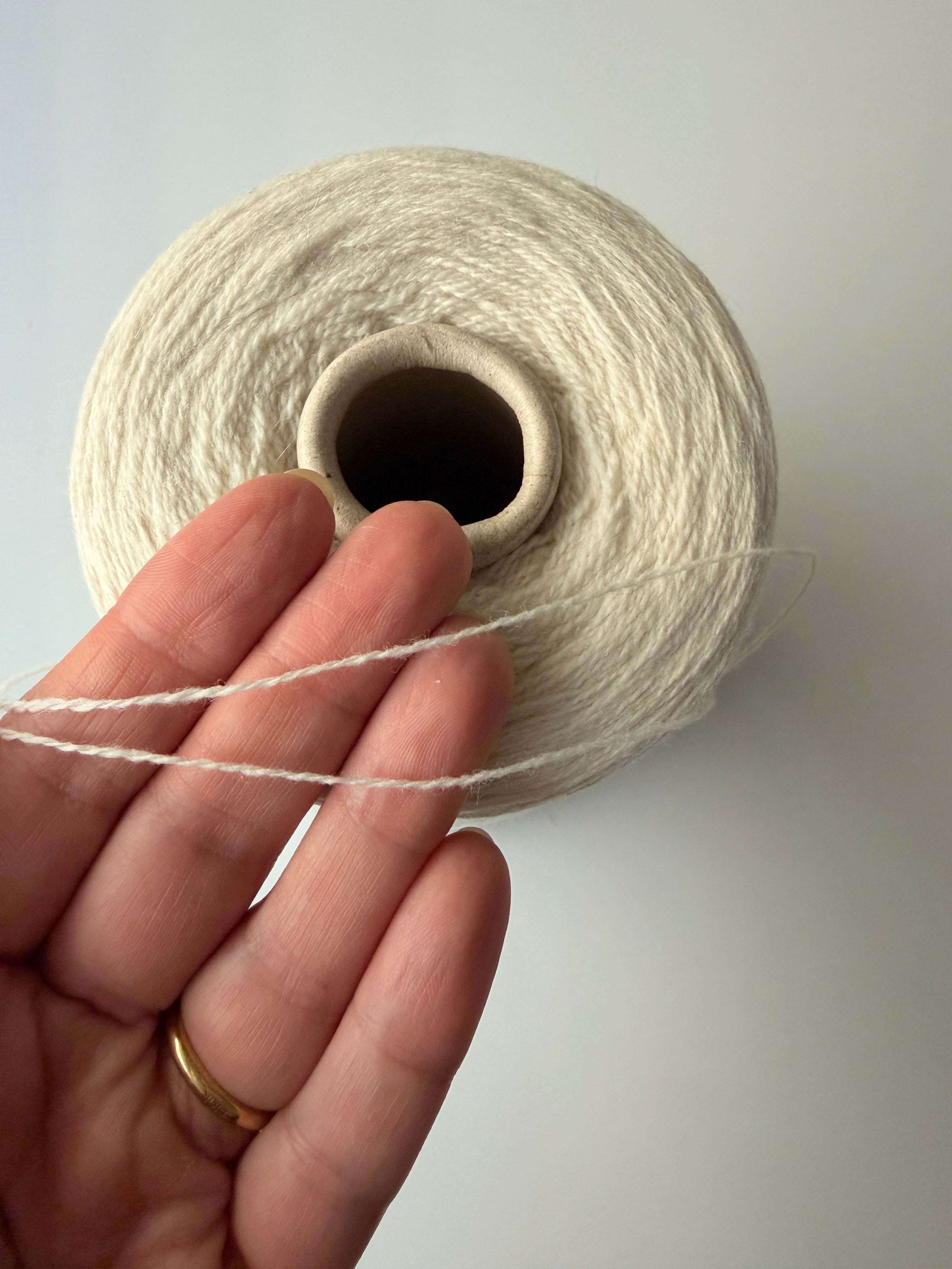 Millefili Italian Cashmere Blend white
