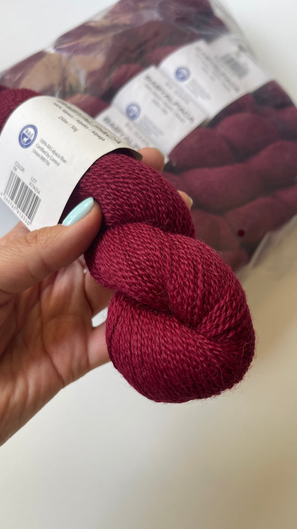 Babyalpaca 10/2 RAS 08 Burgundy