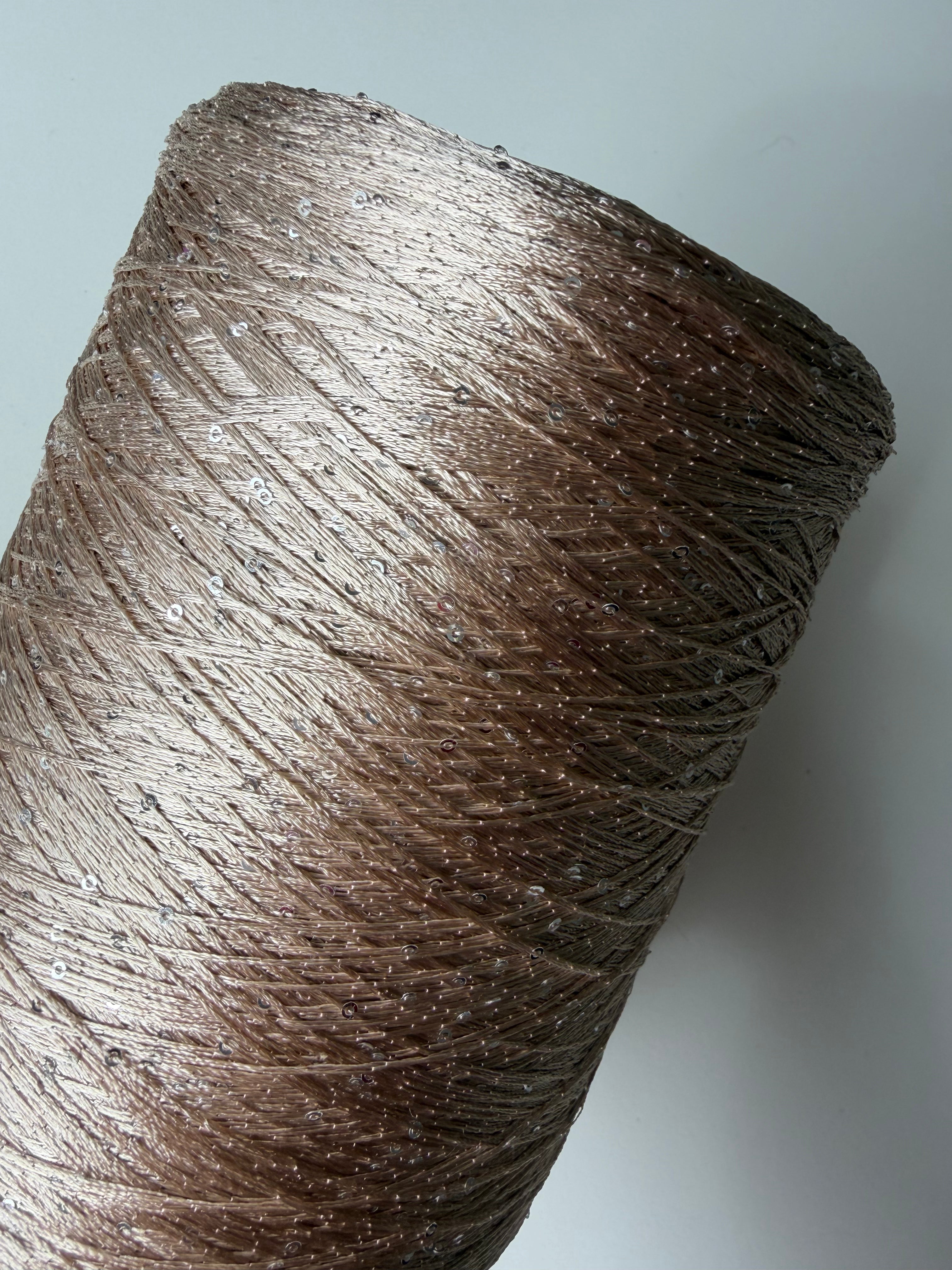 Paillettes micro, Beige, 1200 gr cone