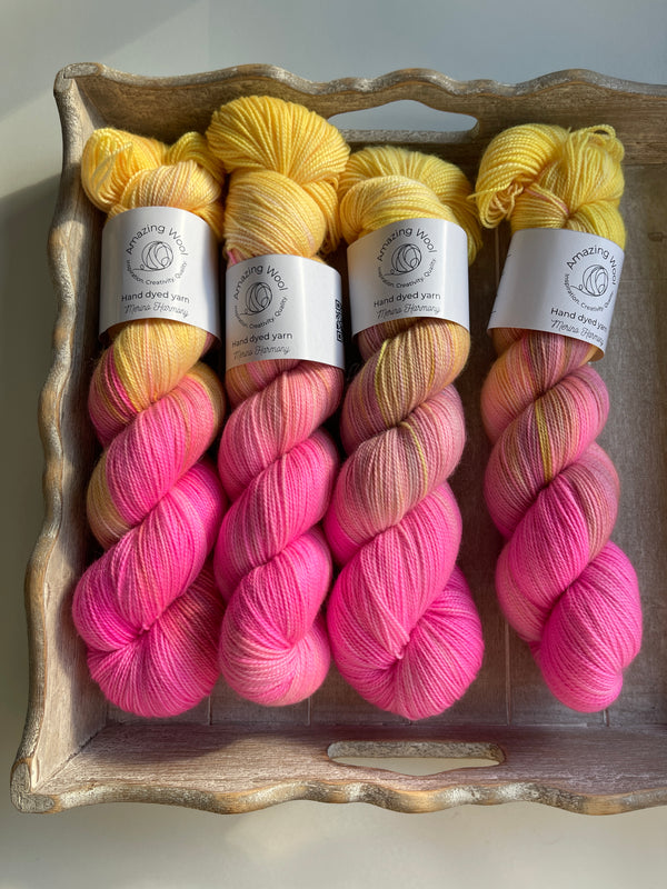 Merino Harmony: Pink Lemonade