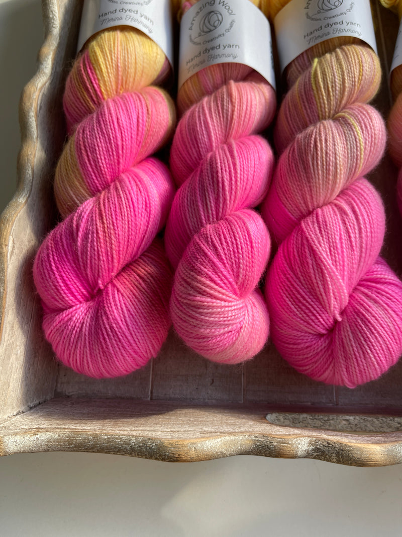 Merino Harmony: Pink Lemonade