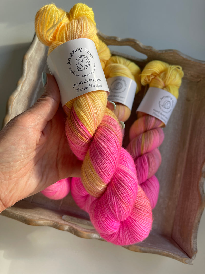 Merino Harmony: Pink Lemonade