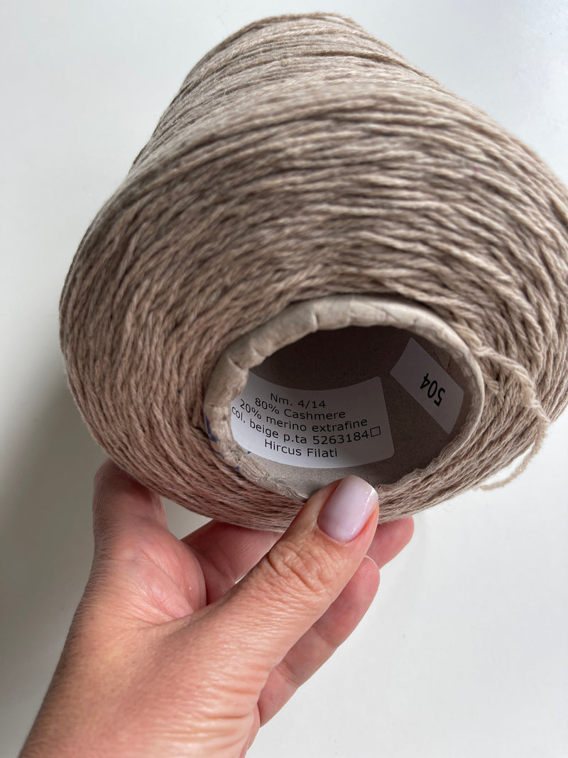 Italian Cashmere Blend Beige