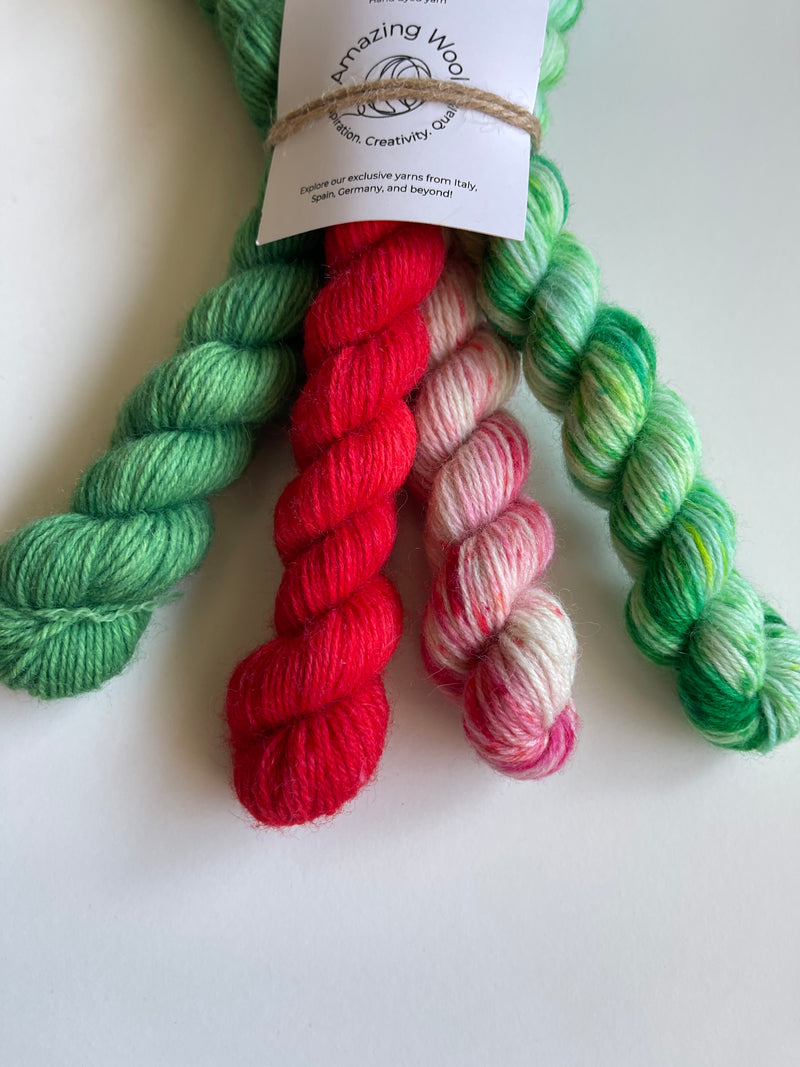 Mini Skein Set: Christmas Edition