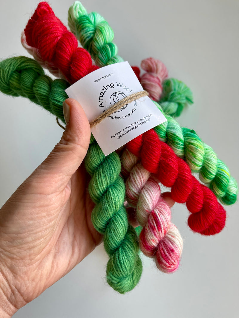 Mini Skein Set: Christmas Edition